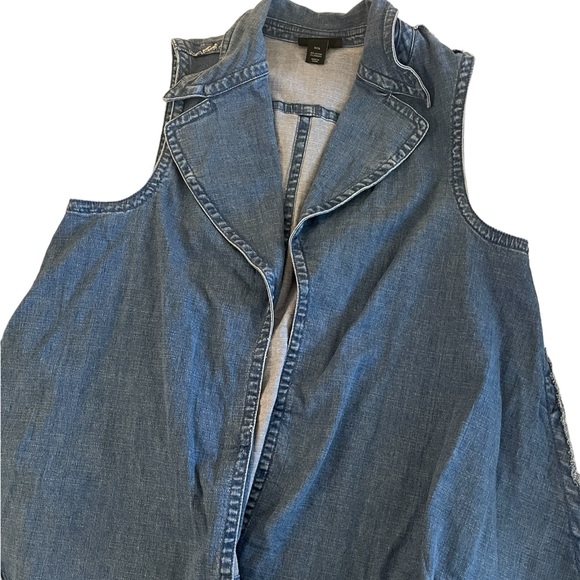 Lane Bryant Jean Swing Vest Size 14/16 - Picture 2 of 6